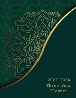 2022-2024 Three Year Planner: 36 Months Calendar Calendar with Holidays 3 Years Daily Planner Appointment Calendar 3 Years Agenda