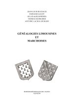 Généalogies Limousines et Marchoises T12