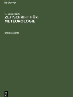 Zeitschrift fur Meteorologie