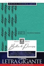 Santa Biblia de Promesas Reina-Valera 1960 / Letra Gigante - 13 Puntos / Piel Especial Con Índice Y Cierre / Turquesa // Spanish Promise Bible Rvr 60