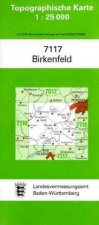 Topographische Karte Baden-Württemberg Birkenfeld