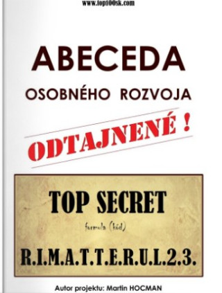 Abeceda osobnďż˝ho rozvoja 2 - R.I.M.A.T.T.E.R.U.L.2.3.