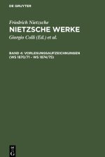 Vorlesungsaufzeichnungen (WS 1870/71 - WS 1874/75)