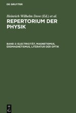 Electricität, Magnetismus, Erdmagnetismus, Literatur der Optik