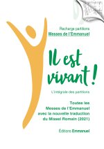 Recharge de partitions des messes de l'Emmanuel
