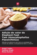 Adiç?o de valor do Elephant Foot Yam (Amorphophallus Paeoniifolius)