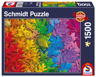 Puzzle 1500 PQ Kolorowe liście 111096