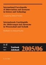 International Encyclopedia of Abbreviations and Acronyms in Science and Technology