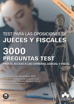 Test para las oposiciones de jueces y fiscales. 3000 preguntas test para el acce