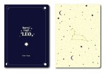 (pack).2 cuadernos grapados a6 leo.(horoscopo negro)