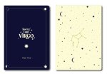 (pack).2 cuadernos grapados a6 virgo.(horoscopo negro)