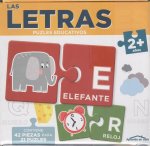 LAS LETRAS (2+ AÑOS) - APRENDO EN CASA - PUZLES EDUCATIVOS (42 PIEZAS PARA 21 PU