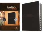 Every Man's Bible NLT (Leatherlike, East-West Grey, Indexed)