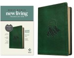 NLT Personal Size Giant Print Bible, Filament Enabled Edition (Red Letter, Leatherlike, Evergreen Mountain )
