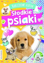 Słodkie psiaki. Naklejkowy album