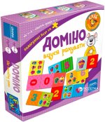 Gra Domino uczę się liczyć wer. ukraińska