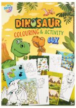 Kreatívna sada omaľovaniek a aktivít A4 - Dinosaurus