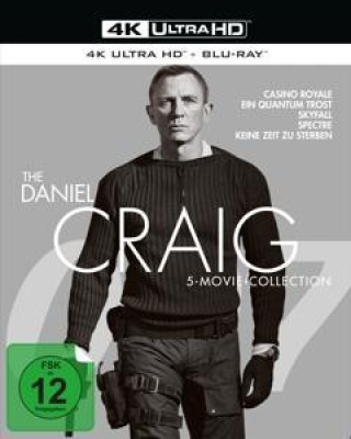 The Daniel Craig 5-Movie-Collection (James Bond 007), 8 UHD-Blu-ray + Blu-ray