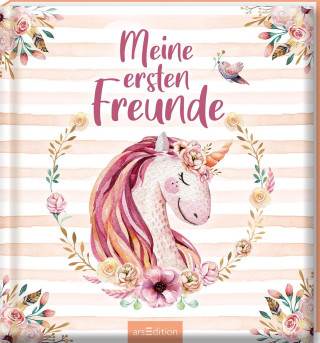 Meine ersten Freunde - Einhörner (Aquarell-Optik)