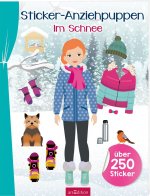 Sticker-Anziehpuppen Im Schnee