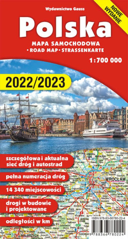 Mapa Polska 1:700 000 wyd. 5