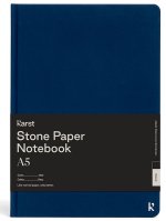 Carnet rigide A5 bleu navy uni