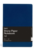 Carnet souple A5 bleu navy ligné