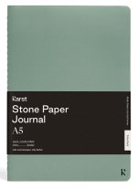 Cahier A5 vert twin lot 2