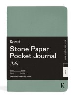 Cahier A6 poche vert uni