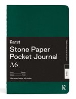 Cahier A6 poche vert sapin uni