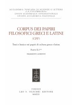 Corpus dei papiri filosofici greci e latini. Testi e lessico nei papiri di cultura greca e latina