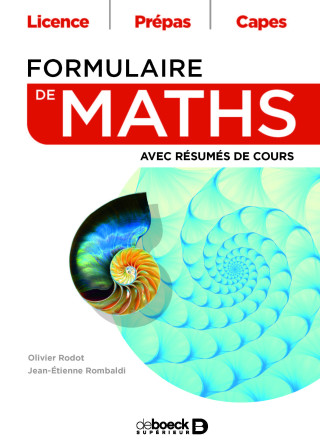 Formulaire de maths