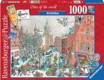 Puzzle 2D 1000 Amsterdam zimą 19786