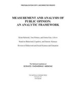 Measurement and Analysis of Public Opinion: An Analytic Framework