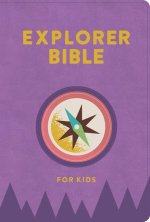 CSB Explorer Bible for Kids, Lavender Compass Leathertouch