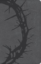 CSB Large Print Personal Size Reference Bible, Charcoal Leathertouch, Indexed
