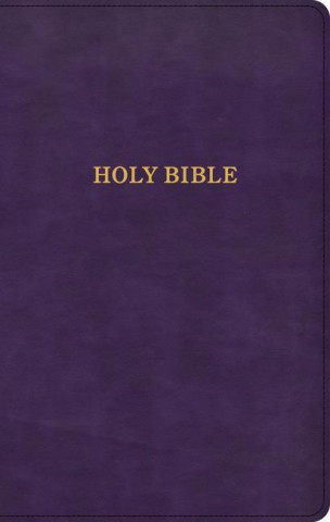 KJV Thinline Reference Bible, Purple Leathertouch