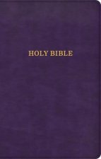 KJV Thinline Reference Bible, Purple Leathertouch