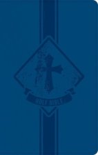 KJV Kids Bible, Thinline Edition, Navy Leathertouch