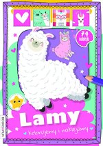 Lamy. Kolorujemy i naklejamy