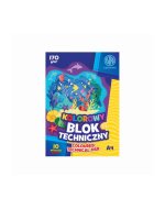 Blok techniczny A410K 170g kolorowy ASTRAPAP PAKIET 10 sztuk