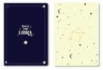 (pack).2 cuadernos grapados a6 libra.(horoscopo negro)