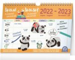 Školní plánovací kalendář s háčkem 2023 - stolní kalendář