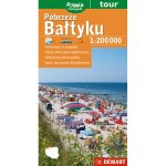 Pobrzeże Bałtyku 1:200 000 mapa plastik