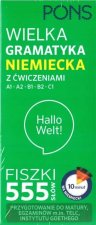 FISZKI 555 Wielka gramatyka Niemiecka z ćw. A1/C1 W.2 PONS