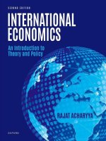 International Economics An Introduction to Theory and Policy 2/e (Paperback)