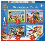 Puzzle 2D 4w1 (12,16,20,24) Drużyna Psi Patrol 3065