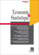 Économie et statistique N° 462-463