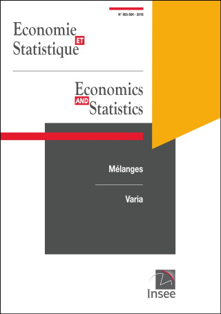 Economie et Statistique/ Economics and Statistics n° 503-504