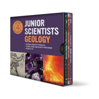 Junior Scientists Geology 3 Book Box Set: Books about Fossils, Gems, and Geology for Kids Ages 6-9